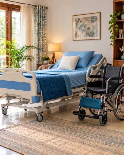 Medical Equipment Rental: Medical equipment supplied on a rental basis for patient care at home.